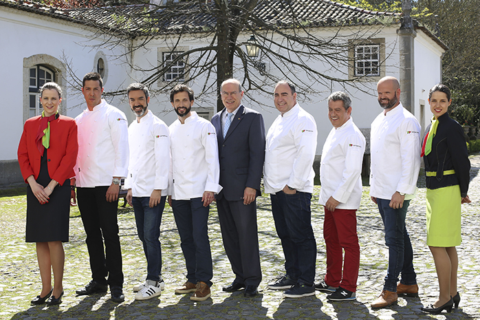 Los chefs de Tap Portugal
